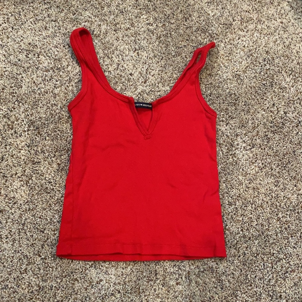 Red Brandy Melville crop tank!!